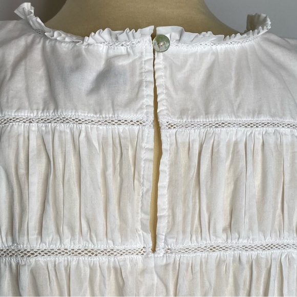 Rails Bright White Filomena Flutter Sleeve Blouse - Picture 6 of 13